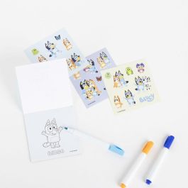 Cerdá DIY Set para Crear Mochila Bluey de 30x38x14 cm Azul. Kit Hazlo Tú Mismo para Niños con Diseño de Personajes. Edad Mínima 3 Años.
