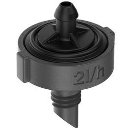 GARDENA 13302-20. Cabezal de goteo Gardena MDS Endtropfer. Regulador de presión 2 l/h. Para sistema de riego por goteo. 10 unidades.