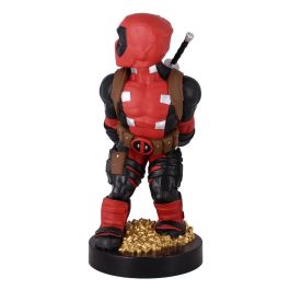 EXQUISITE GAMING Cable Guy soporte figura Deadpool Marvel para mandos y smartphones 21cm