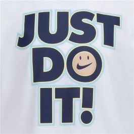 Camiseta de Manga Corta Niño Nike Smiley Just do it Ss Blanco