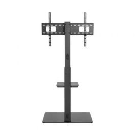 AISENS - SOPORTE DE SUELO ECO CON BANDEJA DVD PARA MONITOR/TV 40KG DE 37-70, NEGRO