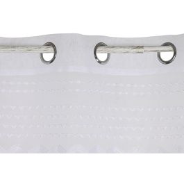 Cortina Boho DKD Home Decor Blanco 260 x 140 cm (2 Unidades)