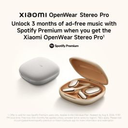 Xiaomi BHR080FGL Auriculares Bluetooth Openwear Stereo Pro | Diseño Abierto, Autonomía 45h con Estuche, Ligeros, Dorados
