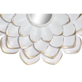 Juego de Espejos DKD Home Decor Espejo Champán Dorado Blanco PP 2 Unidades (35 x 1,5 x 35 cm)