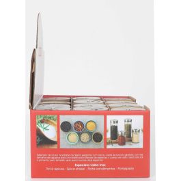 Privilege Especiero de Vidrio-Inox 5x8 cm (24 Unidades)