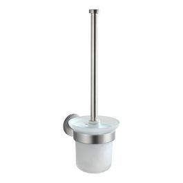 Wenko Escobillero de acero inoxidable con contenedor de cristal satinado, 10 x 35 x 14 cm Precio: 37.50000056. SKU: B1DB62WK77