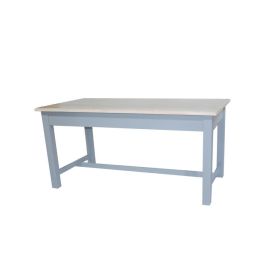 Mesa Comedor Tradicional DKD Home Decor Gris Natural 81.5 x 78 x 161.5 cm