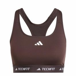 Sujetador Deportivo Adidas Techfit Medium Marrón Precio: 45.5928. SKU: B138R2ESRG