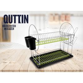 Escurreplatos con bandeja Quttin 50x23.5x33 cm (6 Unidades) Escurreplatos con bandeja Quttin 50x23.5x33 cm (6 Unidades)
