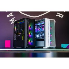 Cooler Master MasterBox MB520WGNNS00 Gaming Malla ARGB Blanco - Caja PC con 3 Ventiladores 120mm