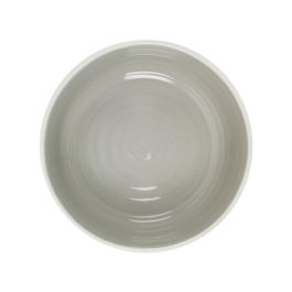Home Deco Factory Bol 600 Ml Gris Bicolor Cerámica Mesa