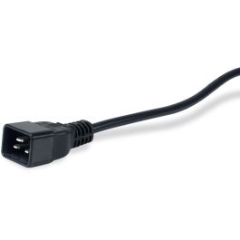 EQUIP Regleta de Distribución de Corriente 333316 1U Aluminio Negro 8 Salidas AC C20 C13 1.8m