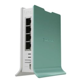 MikroTik L41G-2axD Router Wi-Fi 6 (802.11ax) Banda Única (2.4 GHz) Ethernet Gigabit de Sobremesa Verde/Blanco