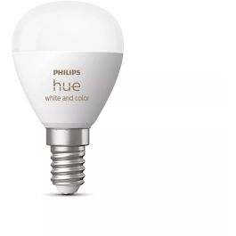 Philips Hue Bombilla Inteligente LED E14 P45, White & Color Ambiance, Bluetooth/Zigbee, Luz Regulable 470lm