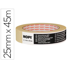 Tesa Cinta de Pintor NOPI 4349 Adhesiva para Enmascarar y Proteger Superficies 45m x 25mm Precio: 24.50000014. SKU: B1HGWC3LD5