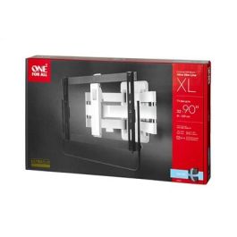 One For All WM6661 Soporte Pared TV XL Giratorio Ultra Slim 32'' a 90'' Blanco Negro