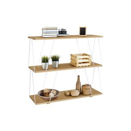 Inde -350- Estantería 3 Niveles Metalmadera White Moblekit 80x30x71.2 cm (2 Unidades)