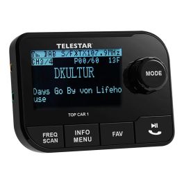 Telestar 5100001 TOP CAR 1 - Radio Coche Digital DAB+ con Bluetooth 5.0, Pantalla LCD 2.3", USB, Lectura MicroSD y Puerto 3.5 mm Precio: 79.1824. SKU: B14CCEQY8F