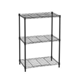 Moblekit Estantería de Metal 3 Niveles Negra 56 x 35 x 82 cm (2 Unidades)