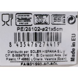 La Mediterranea Plato Hondo Peixe Ø21 cm Iberica Brillo (12 Unidades)