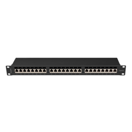 Lanberg PPSA-1024-B Patch Panel 24 Puertos Rack 1U, Categoría 6a (Cat6a) FTP para Montaje en Bastidor, Negro Precio: 47.49999958. SKU: B1JBWJ6ZEN