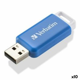 Memoria USB Verbatim V DataBar Azul Negro 64 GB Precio: 77.95000048. SKU: B19S7L892B