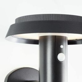Brilliant BRI4004353437823 Aplique de Exterior Alvero LED y Solar con Detector de Movimiento, 4 W, Negro, Metal y Plástico Brilliant BRI4004353437823 Aplique de Exterior Alvero LED y Solar con Detector de Movimiento, 4 W, Negro, Metal y Plástico