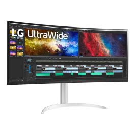 LG Monitor UltraWide 38BQ85C-W 38 pulgadas 21:9 UWQHD IPS Curvo 5ms 75Hz USB-C Speaker Blanco