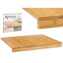 Tabla de Bambú para Encimera Kinvara 53x46 cm - Marrón (4 Unidades)