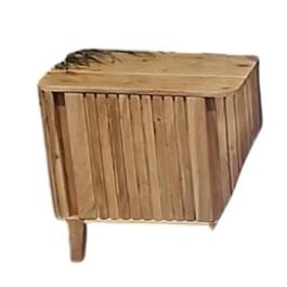 DKD Home Decor Mesita de Noche Moderna de Madera de Acacia 50x40x55 cm Colección Neelk liston Precio: 187.59000018. SKU: B1EE3EW4CR