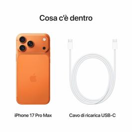 Apple iPhone 17 Pro Max 256GB 6.9" 5G Naranja Cósmico MFYN4QL/A