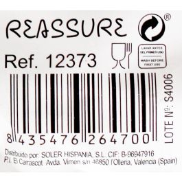 Inde Taza Jumbo Reassure 425 ml - 14 x 11.5 x 7.8 cm (24 Unidades)