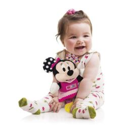 Clementoni Sonajero Minnie Peluche Texturas con Mordedor 18x28x11 cm