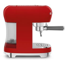 Smeg ECF02RDEU Cafetera Espresso de Estilo Años 50 Roja