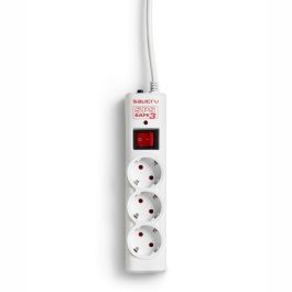 Salicru 680BA000001 Regleta con Interruptor y 3 Tomas de Corriente Schuko, Cable 1.5m, Blanca Precio: 12.50000059. SKU: S5602148