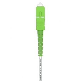 AISENS Cable Fibra Optica Latiguillo 10 M G657A2 3.0 9/125 SMF SIMPLEX CPR DCA LSZH, SC/APC-SC/APC,