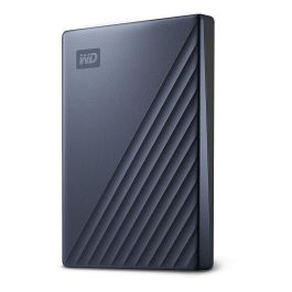 Western Digital My Passport Ultra 5TB Disco Duro Portátil Externo Azul USB-C/USB3.0 6,4cm 2,5Zoll Metal finish RTL