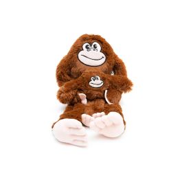 Gloria Mizaru Peluche Para Perros L Mono Marrón con Cuerda y Sonido