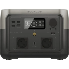 Ecoflow River 2 Max Generador Eléctrico Portátil 512 WH, 2 Salidas CA - 500 W (1000 W Overvoltaje)