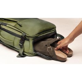 Numada Mochila B40 Explorer Backpack 20L Verde Militar 40x25x20cm Impermeable para Cabina de Avión con Puerto USB