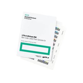 Hewlett Packard Enterprise HP LTO-6 Ultrium RW Bar Code Label Pack, 100 Etiquetas de Datos y 10 de Limpieza Numeradas para Archivo y Automatización Precio: 93.49999967. SKU: B198K8D93T