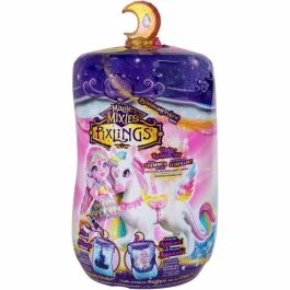 MAGIC MIXIES MAG0630996149133 Pixling Unia y Cosmic Doll - Muñeca y unicornio en botella, con ingredientes