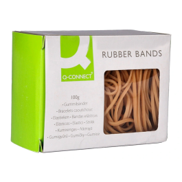 Q-connect Gomillas elásticas 100 gr numero 7 70 x 2 mm