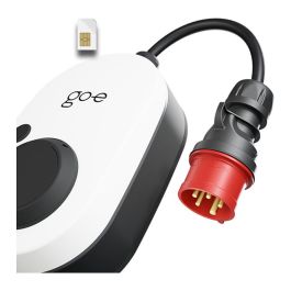 go-eCharger Gemini flex 2.0, 11 kW (16A 3 fases) Estación de Carga Móvil, 4G/LTE, Wi-Fi, eSIM