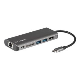 Hub USB Startech DKT30CSDHPD Gris 60 W Hub USB Startech DKT30CSDHPD Gris 60 W