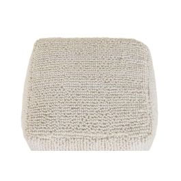 DKD Home Decor Carpets 2c25 Reposapies Boho Crudo 45 x 45 x 45 cm