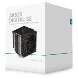 Deepcool AK620 DIGITAL SE Refrigerador de Aire con Pantalla Digital para Procesador LGA 1700 AM5