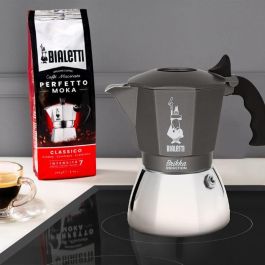 Bialetti Brikka Cafetera Italiana para Inducción y Todas las Cocinas, 4 Tazas