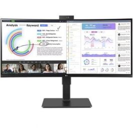 LG 34BQ77QC-B Monitor Curvo Ultrapanorámico Profesional 34" WQHD IPS con Webcam Integrada, USB-C 90W, RJ45 Ethernet, Negro Ergonómico Precio: 476.78999962. SKU: B18HWSRTP9
