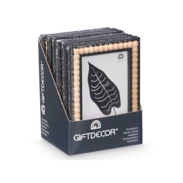 Giftdecor Portafotos Negro con Bolas 10x15 cm - Madera MDF y Vidrio (24 Unidades) Giftdecor Portafotos Negro con Bolas 10x15 cm - Madera MDF y Vidrio (24 Unidades)